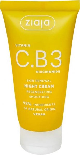 ziaja Vitamín C.B3 Niacinamide noční krém, 50 ml