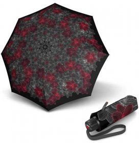 Knirps T.010 Small Manual Stellar Black - dámský skládací mini deštník