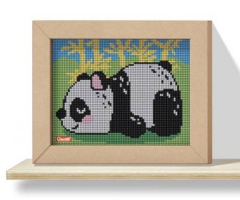 Quercetti Pixel Art 4 Kawaii Panda – mozaika z kolíčků | Estavebnice.cz