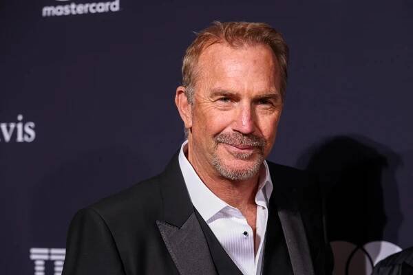 Kevin Costner arrives at the Pre-Grammy Gala held at The Beverly Hilton on February 4, 2023 in Beverly Hills, California. (Photo by Mark Von Holden/Variety via Getty Images)