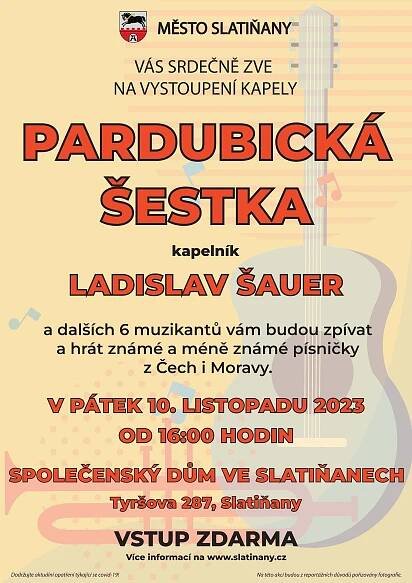 Pardubická šestka–hudební vystoupení | Slatiňany