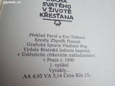 PLNOST DUCHA SVATÉHO V ŽIVOTĚ KŘESŤANA - Humpolec, Pelhřimov - Sbazar.cz