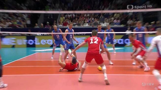 Česko - Finsko - Zlatá evropská volejbalová liga