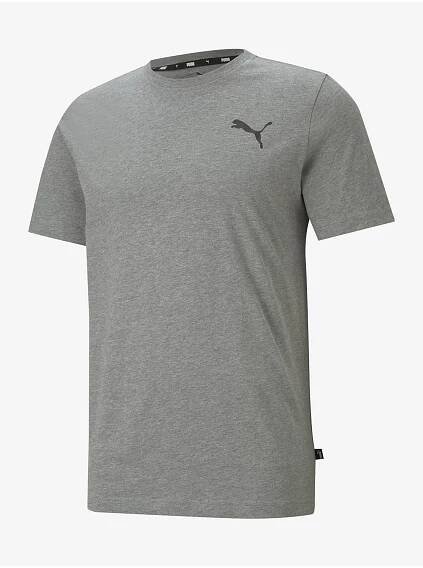 Pánské Tričko ESS SMALL LOGO TEE MEDIUM GRAY HEATHER-M
