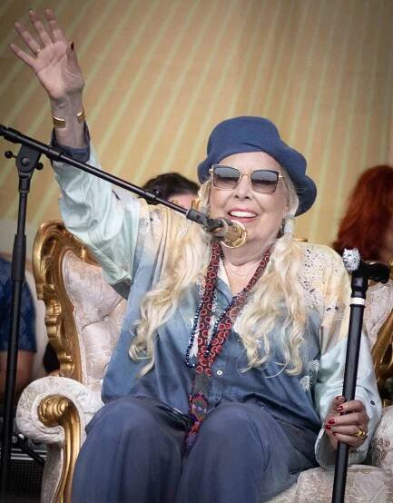 Joni Mitchell Jokes She 'Didn't Sound Too Bad' After Surprise Festival Set, Her First Show in Decades