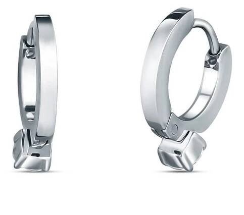 Náušnice Manilla Silver