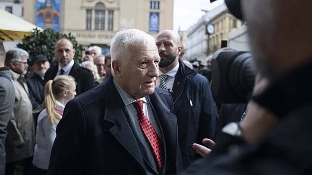 Bývalý prezident Václav Klaus (28. října 2024)