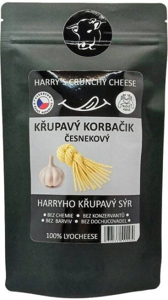 Křupavý sýr korbáčik česnekový 80g