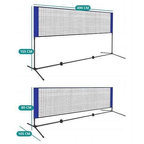 Síť na volejbal tenis badminton skládací nastavitelná výška Značka Timeless Tools