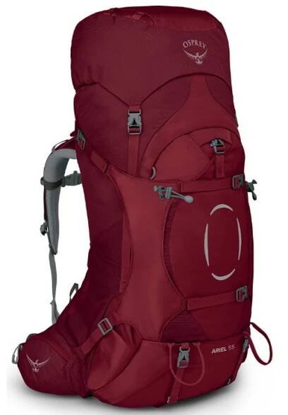 Turistický batoh OSPREY ARIEL 55 II, claret red