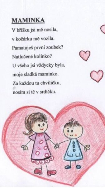 Tento pin se týká přání ke dni matek.