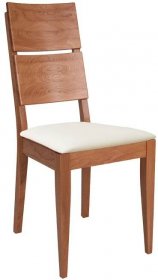 Drewmax Jídelní židle KT373 masiv dub třešeň Atos 119