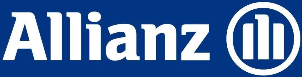 Allianz logo with a blue background