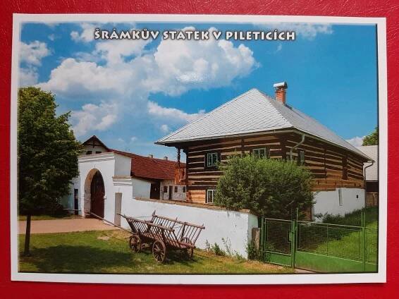 Hradec Králové Piletice Šrámkův statek - Pohlednice místopis