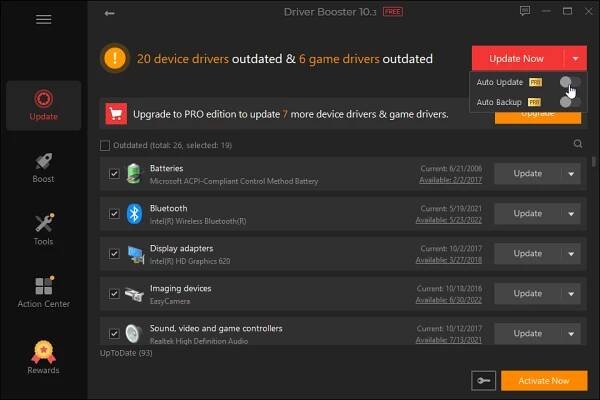 IObit Driver Booster auto driver update