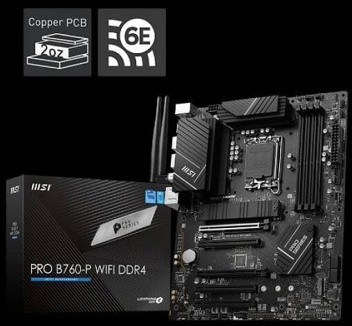 MSI PRO B760M-P DDR4