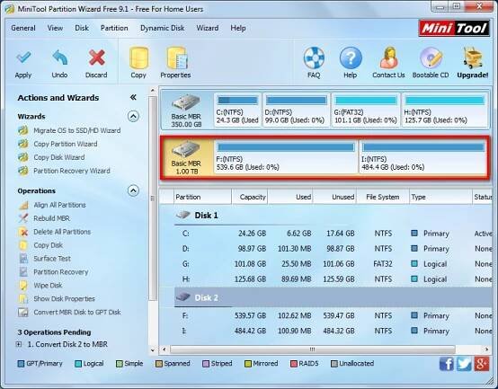 the selected disk is of the GPT partition style convert GPT to MBR 2