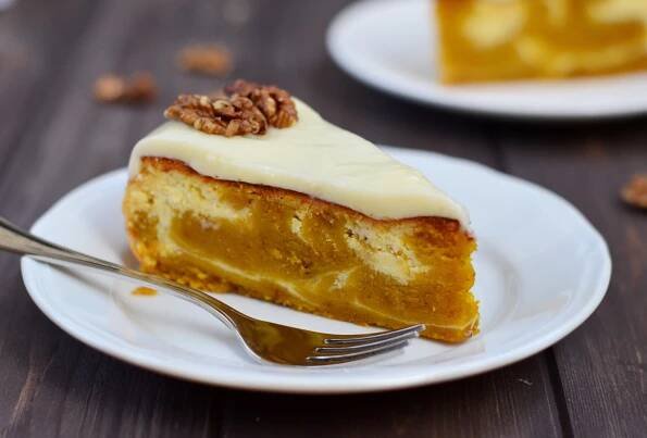 Dýňový koláč na způsob cheesecake