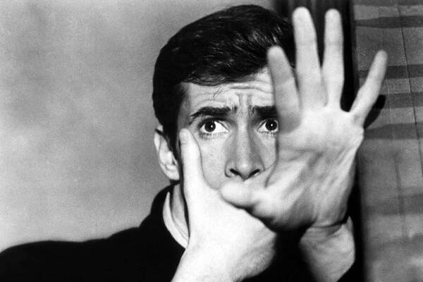 Anthony Perkins as Norman Bates in 'Psycho'