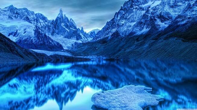 Take in the beauty of a cool, misty landscape Wallpaper