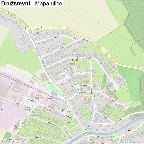 Družstevní - mapy | Kurzy.cz