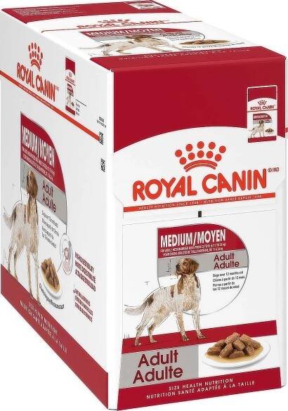 Royal Canine Medium Adult kapsička 10x 140 g od 242 Kč