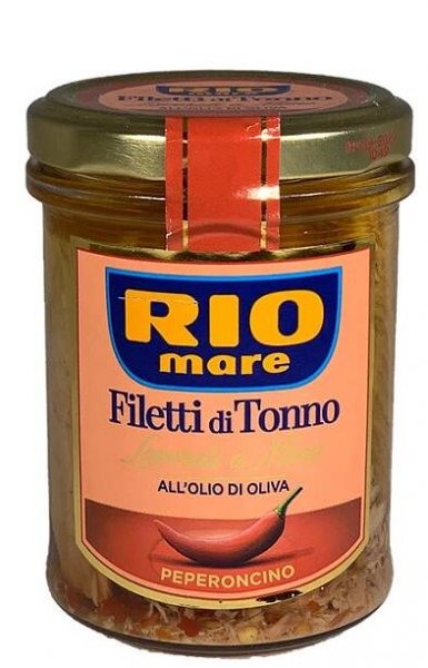 Rio Mare Tuna with olive oil and hot pepper 130g