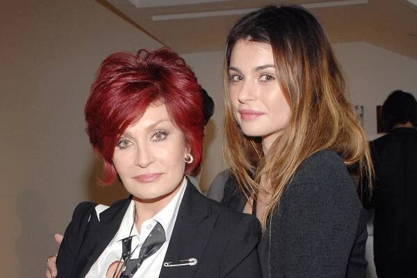 Sharon Osbourne and Aimee Osbourne at an event.