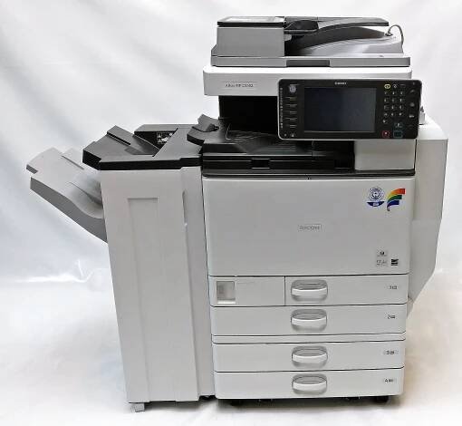 Barevná multifunkční tiskárna RICOH Aficio MP C3502 + Finšer SR3090