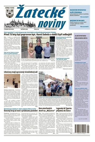 Časopis Žatecké noviny 29/2022