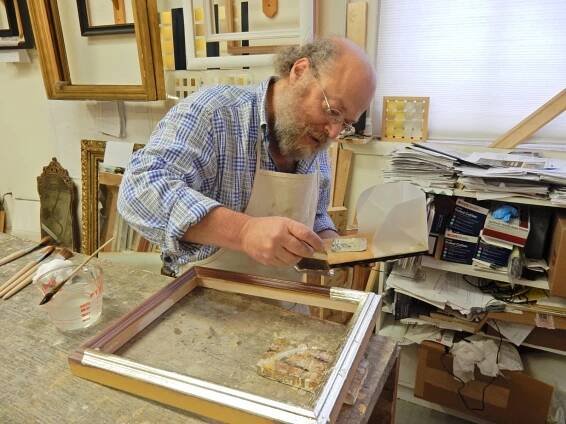 Peter Miller, framemaker and gilder, Berryville VA