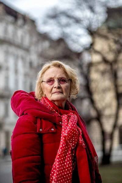 Herečka Regina Rázlová při fotografování pro Deník 31. ledna v Praze.
