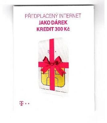T-Mobile datová SIM karta 200Kč + 100Kč bonus