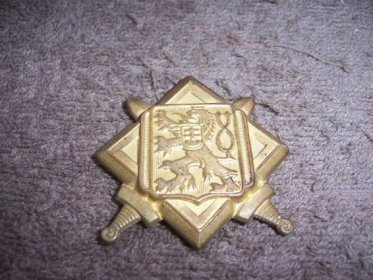 ČS. čepicový odznak  - Odznaky, nášivky a medaile