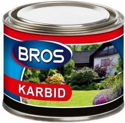 proti krtkom karbid vapnika