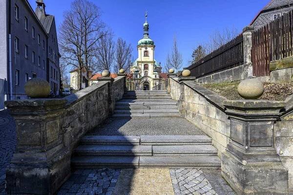 Město Česká Kamenice, které je historickým městem roku 2024 v Ústeckém kraji.