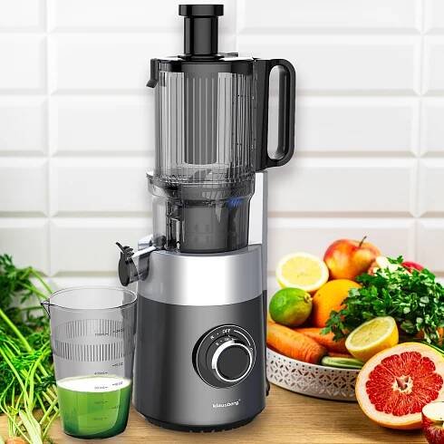 Horizontální pomalý odšťavňovač Klausberg KB 7881 180 W ŠEDÝ NOVINKA Model KB 7881