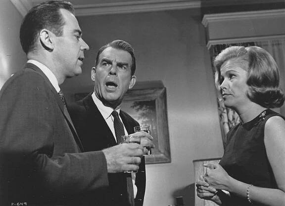 Elliott Reid, Fred MacMurray, Nancy Olson - Flubberův potomek - Z filmu