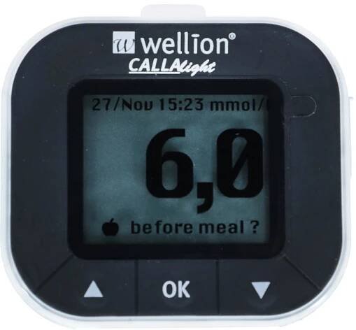 Glukometr Wellion Calla light, bílý | Unizdrav.cz