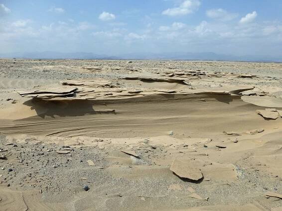 Paysage du désert Danakil.