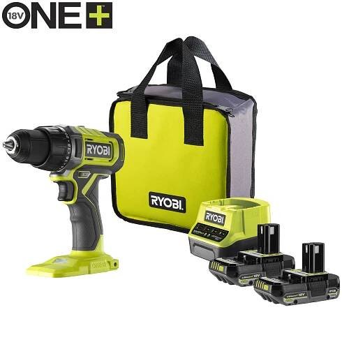 Ryobi ONE+ Aku vrtací šroubovák RDD18-2C20S 18 V; 450/1750 ot./min.