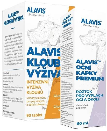 ALAVIS COMBO: Alavis Kloubní výživa + Alavis Oční kapky