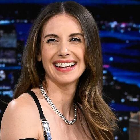 Alison Brie Flaunts Her Sculpted Legs In A 'Disco Ball' Minidress And Heels In New Instagram Photos