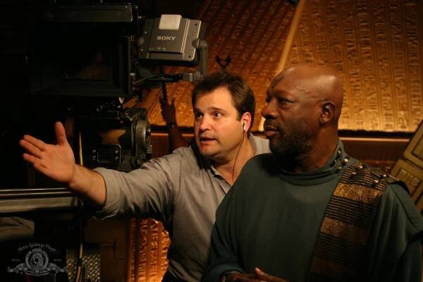 Peter DeLuise, Isaac Hayes - Hvězdná brána - Poslední boj, část první - Z natáčení