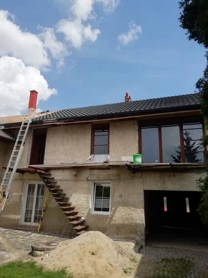 Roofman - Střechy a stavby na klíč| Rekonstrukce střechy a podkroví RD Vsisko, krov, stavební práce