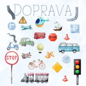 Plakát DOPRAVA s aktivitami