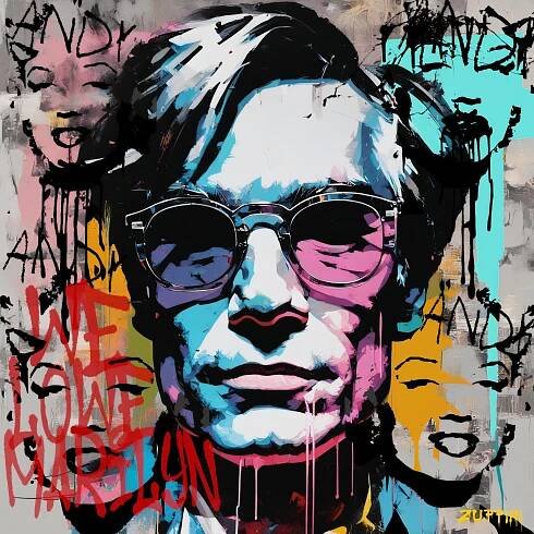 Foto obraz 90x90 cm ZUPPINI Andy Warhol - Zařízení pro dům a zahradu