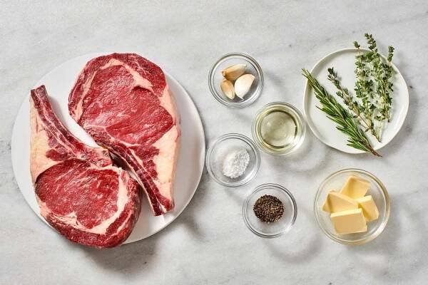 Butter-Basted Rib Eye Steak Recipe