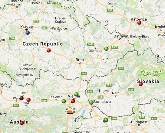 Mapa Supercharger stanic s plány na další rok - O článcích - Fórum - Tesla klub