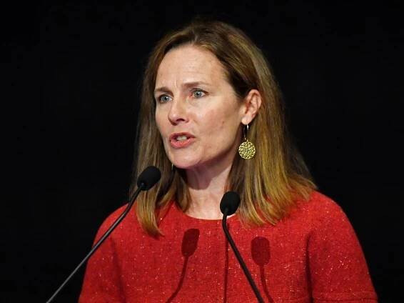 If Amy Coney Barrett means what she just said, she should resign from the Supreme Court right now